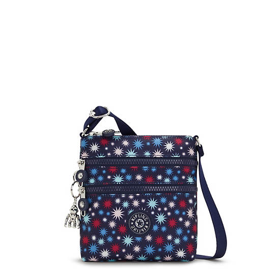 Kipling Alvar Extra Small Printed Mini Táska Kék | HU 1313AH